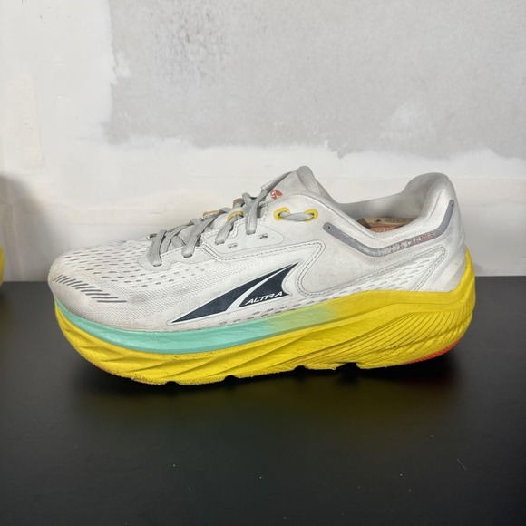 ALTRA‎ VIA Olympus Men\'s Size 11 Light Gray Neon Yellow Athletic Running Shoes main image 8